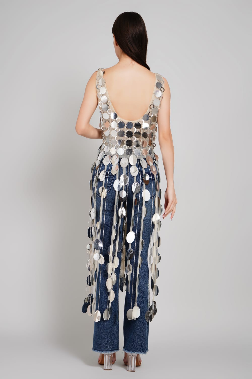 Mercury Cascade Paillette Tunic
