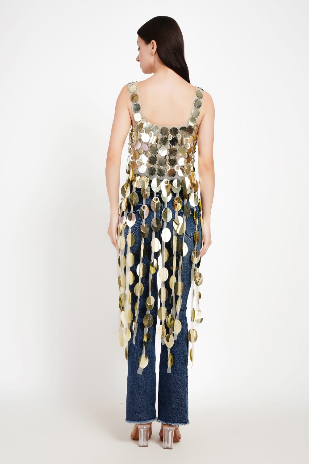 Mercury Cascade Paillette Tunic